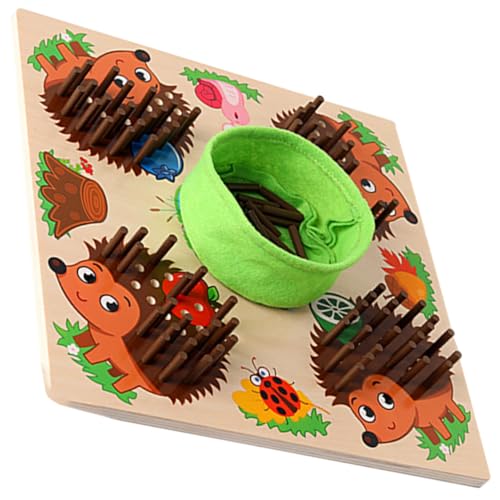 CLISPEED Holz Sensory für Logisches Denkspiel aus Hochwertigem Holz Motorisches Lernspielzeug Ab Jahren Langlebig und Sicher Montessori zur Frühkindlichen von CLISPEED