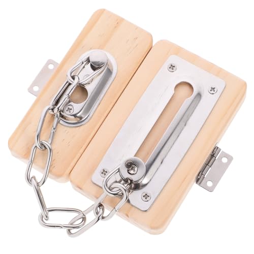 CLISPEED Holz Türschloss Lernspielzeug Busy Board für Kleinkinder Natürliches Holz Sensory Activity Board Pädagogisches Montessori Feinmotorik und Kreativität CLISPEED Holz Türschloss Lernspielzeug Busy Board für Kleinkinder Natürliches Holz Sensory Activity Board Pädagogisches Montessori Feinmotorik und Kreativität von CLISPEED