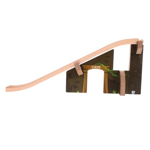 CLISPEED Holzbahn Brücke Langlebige Holzeisenbahn Zugbrücke Kompatibel mit Holzschienen Fördert Kreativität und Eltern Junge Mädchen Interaktion Tragbar für Jungen und Mädchen von CLISPEED