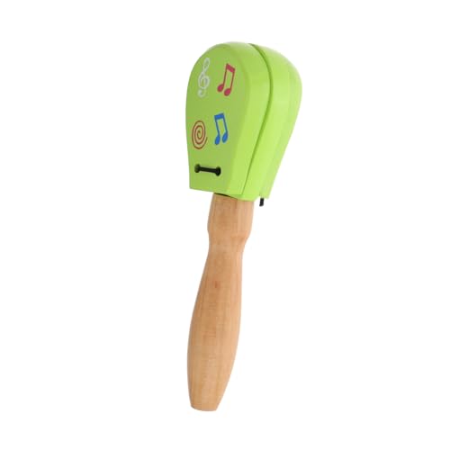 CLISPEED Holzklapper mit Griff Robustes Musikinstrument für Fördert Rhythmusgefühl Frühkindliche Bildung Langlebiges Holzspielzeug für Kleinkinder CLISPEED Holzklapper mit Griff Robustes Musikinstrument für Fördert Rhythmusgefühl Frühkindliche Bildung Langlebiges Holzspielzeug für Kleinkinder von CLISPEED