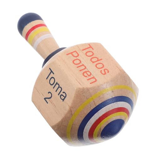 CLISPEED Holzkreisel DIY Holzspielzeug Spinning Top Kompakt Tragbar Konzentrationsfördernd für Geburtstagsfeiern und Familienspaß Handliches Gyro von CLISPEED