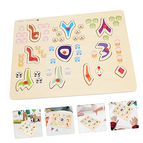 CLISPEED Holzpuzzle Arabic Alphabet Lernspielzeug für Kleinkinder Teiliges Montessori Logikspiel aus Holz Fördert Hand Auge Koordination Gedächtnis Logisches Geeignet für Junge Mädchen CLISPEED Holzpuzzle Arabic Alphabet Lernspielzeug für Kleinkinder Teiliges Montessori Logikspiel aus Holz Fördert Hand Auge Koordination Gedächtnis Logisches Geeignet für Junge Mädchen von CLISPEED