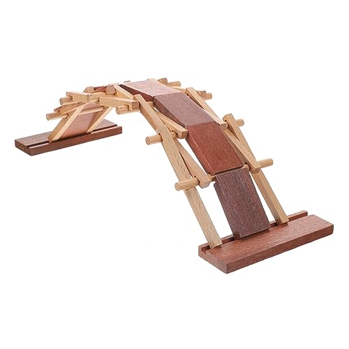 CLISPEED Holzspielzeug Bogenbrücke DIY Bausatz für Kreatives Lernspielzeug Feinmotorik und Hand Auge Koordination Inspiriert von Chinesischer CLISPEED Holzspielzeug Bogenbrücke DIY Bausatz für Kreatives Lernspielzeug Feinmotorik und Hand Auge Koordination Inspiriert von Chinesischer von CLISPEED