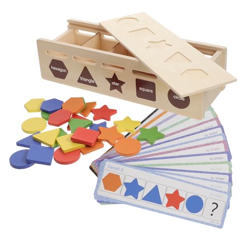 CLISPEED Holzspielzeug Farb Formsortierer für Kleinkinder Ab Jahr Lustiges Sensorisches Lernspielzeug Hand Auge koordination Langlebig Leicht und Gestaltet CLISPEED Holzspielzeug Farb Formsortierer für Kleinkinder Ab Jahr Lustiges Sensorisches Lernspielzeug Hand Auge koordination Langlebig Leicht und Gestaltet von CLISPEED