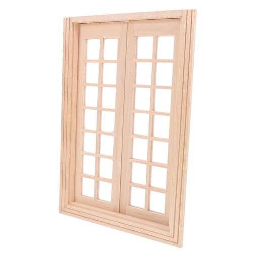 CLISPEED Holztür mit Paneelen für Puppenhaus DIY Zubehör Maßstabgerechte Innentür für Modelle Einfache Installation CLISPEED Holztür mit Paneelen für Puppenhaus DIY Zubehör Maßstabgerechte Innentür für Modelle Einfache Installation von CLISPEED