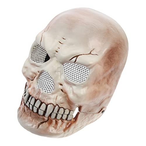 CLISPEED Horrifying Skull Mask Halloween Cosplay Gruselige Totenkopfmaske für Kostümpartys und Karneval Halloween Party Dekoration von CLISPEED