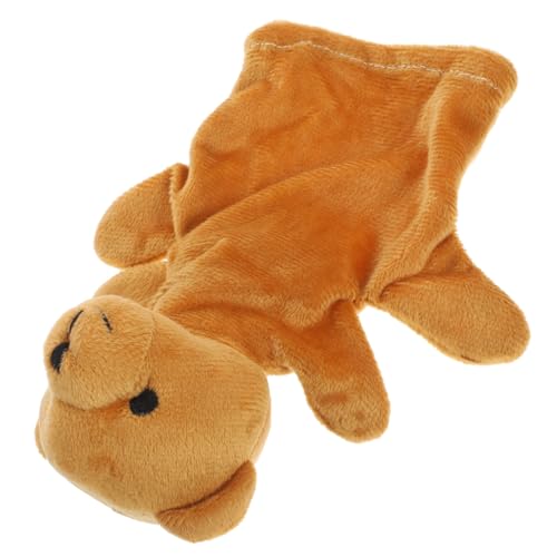 CLISPEED Interaktive Plüsch Handpuppe mit Beweglichen Fördert Kreativität und Feinmotorik Geeignet für Kleinkinder Jahre Lebensecht für Fantasievolles Geschichtenerzählen und Rollenspiele von CLISPEED