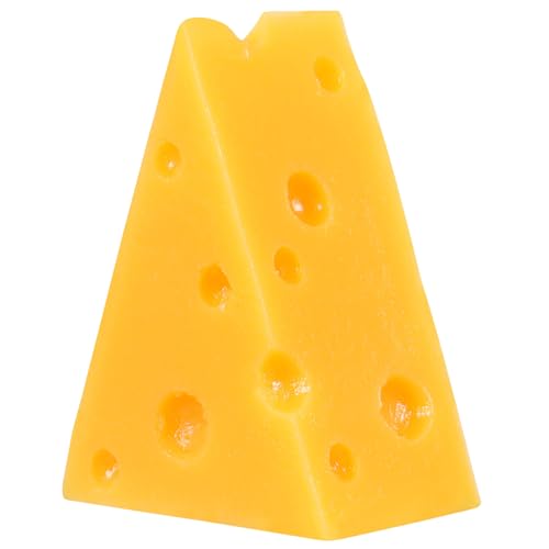 CLISPEED Käsemodell Nachbildung von Käse Käse-Attrappe Käse-Simulation gefälscht realistisch Miniatur Dessertringe Prop Essen Lebensmittel-Requisiten zur Präsentation Harz Yellow CLISPEED Käsemodell Nachbildung von Käse Käse-Attrappe Käse-Simulation gefälscht realistisch Miniatur Dessertringe Prop Essen Lebensmittel-Requisiten zur Präsentation Harz Yellow von CLISPEED