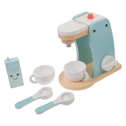 CLISPEED Kaffeemaschine aus Holz Pädagogisches Küchenspielset für Jungen und Mädchen Fördert Kreativität Feinmotorik und Fantasie im Rollenspiel CLISPEED Kaffeemaschine aus Holz Pädagogisches Küchenspielset für Jungen und Mädchen Fördert Kreativität Feinmotorik und Fantasie im Rollenspiel von CLISPEED