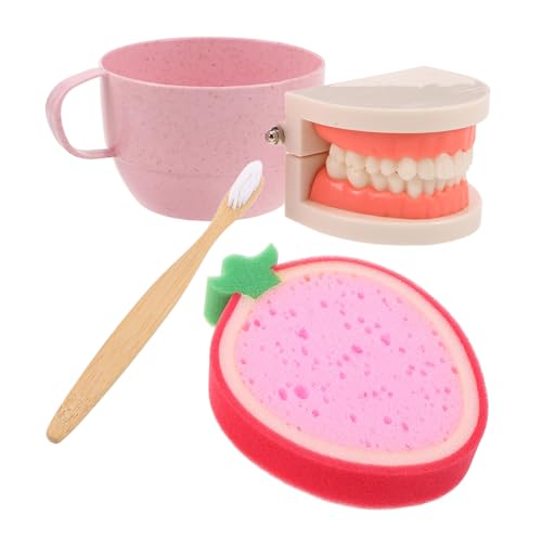 CLISPEED Kinderzahnarztspielzeug Set Montessori Inspiriert Pädagogisch mit Zahnmodell und Bürste für Kleinkinder zur Kognitiver und Motorischer Fähigkeiten CLISPEED Kinderzahnarztspielzeug Set Montessori Inspiriert Pädagogisch mit Zahnmodell und Bürste für Kleinkinder zur Kognitiver und Motorischer Fähigkeiten von CLISPEED