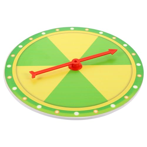 CLISPEED Kleine Drehbare Wandspiel mit Selbstgestaltbarer und Abwischbarem Preisrad für Partys Lotteriespiele und Freizeitspaß für Erwachsene von CLISPEED