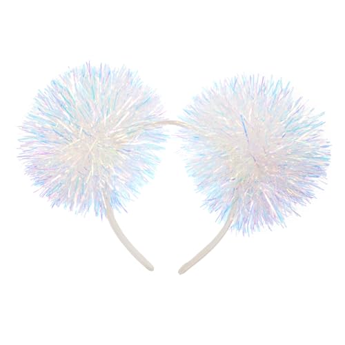 CLISPEED Kleiner Pompon Haarreif mit Glitzer für Festliches Haaraccessoire für Weihnachten und Partys Leicht und Bequem für Cosplay und Aufführungen CLISPEED Kleiner Pompon Haarreif mit Glitzer für Festliches Haaraccessoire für Weihnachten und Partys Leicht und Bequem für Cosplay und Aufführungen von CLISPEED