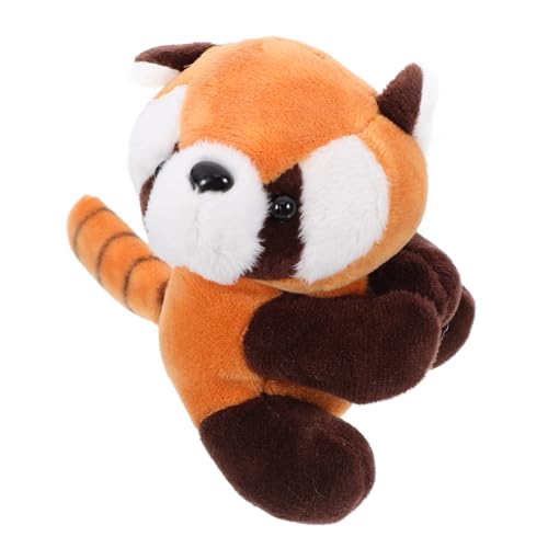 CLISPEED Kleiner Roter Panda Plüschclip mit Detailreicher Verarbeitung Langlebiger Dekorativer Clip für Vorhänge Rucksäcke und Wohnaccessoires Kawaii Stofftier von CLISPEED