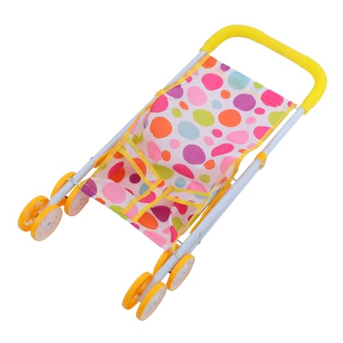 CLISPEED Kompakter Klappbarer Puppenbuggy mit Weichem Griff Leicht Tragbar Fördert Fantasievolles und Hand Auge Koordination für Mädchen zum Puppenspaziergang und Rollenspiel CLISPEED Kompakter Klappbarer Puppenbuggy mit Weichem Griff Leicht Tragbar Fördert Fantasievolles und Hand Auge Koordination für Mädchen zum Puppenspaziergang und Rollenspiel von CLISPEED