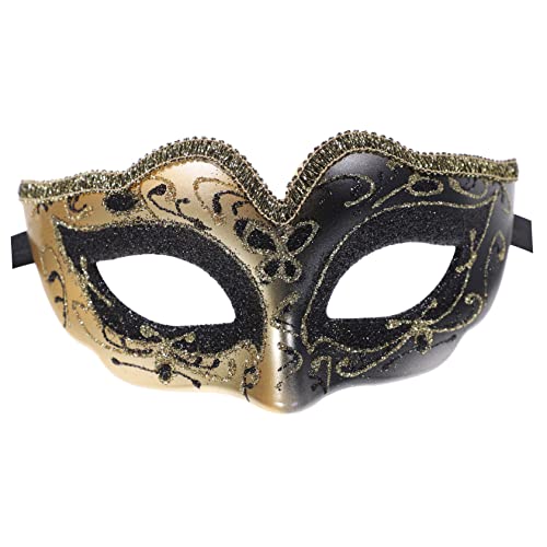 CLISPEED Kreative Halbmaske für Halloween Karneval Maske Robustem Einfach für Kostümfeste Geburtstagsfeiern Cosplay mit Glitzer CLISPEED Kreative Halbmaske für Halloween Karneval Maske Robustem Einfach für Kostümfeste Geburtstagsfeiern Cosplay mit Glitzer von CLISPEED