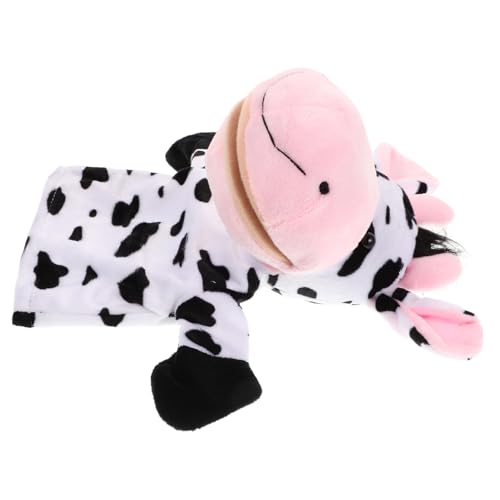 CLISPEED Kreative Handpuppe für Plüsch Tierfigur mit Funktionierendem Mund Cartoon Kuh für Geschichtenerzählen Interaktive Eltern Junge Mädchen Aktivitäten Perfektes CLISPEED Kreative Handpuppe für Plüsch Tierfigur mit Funktionierendem Mund Cartoon Kuh für Geschichtenerzählen Interaktive Eltern Junge Mädchen Aktivitäten Perfektes von CLISPEED