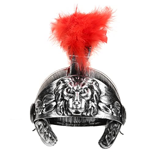 CLISPEED Kriegerhut Helm römisch mittelalterlicher Helm Kostüm für Erwachsene Römisches Helmkostüm Römischer Soldatenhelm für Erwachsene römischer Hut Soldatenkostüm Plastik Silber CLISPEED Kriegerhut Helm römisch mittelalterlicher Helm Kostüm für Erwachsene Römisches Helmkostüm Römischer Soldatenhelm für Erwachsene römischer Hut Soldatenkostüm Plastik Silber von CLISPEED