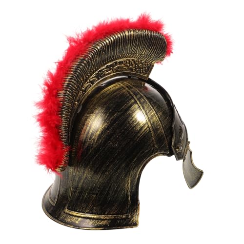 CLISPEED Kriegerhut mittelalterlicher Helm Herren Gladiatorhelm Cosplay-Soldatenhelm römisches kostüm für Erwachsene Cosplay-Helm römischer Hut griechische Requisiten Plastik Golden CLISPEED Kriegerhut mittelalterlicher Helm Herren Gladiatorhelm Cosplay-Soldatenhelm römisches kostüm für Erwachsene Cosplay-Helm römischer Hut griechische Requisiten Plastik Golden von CLISPEED