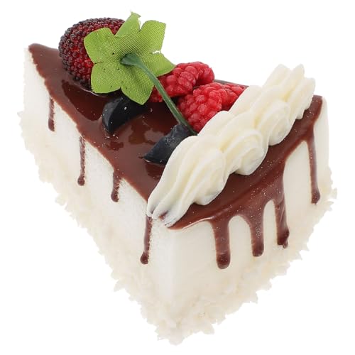 CLISPEED Künstliches Dessert Modell Realistisches Faux Kuchen Dekorationsstück für Hochzeiten Partys und Fotografie für Schaufenster und Wohnkultur Lebensechte CLISPEED Künstliches Dessert Modell Realistisches Faux Kuchen Dekorationsstück für Hochzeiten Partys und Fotografie für Schaufenster und Wohnkultur Lebensechte von CLISPEED