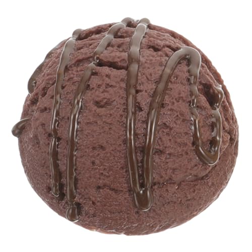 CLISPEED Künstliches Eiskugeln Modell aus Dekorative Fake Eiscreme für Fotografie Party und Schaufenster Dekoration Süßes Dessert Display Kleine Braune Schokoladenoptik CLISPEED Künstliches Eiskugeln Modell aus Dekorative Fake Eiscreme für Fotografie Party und Schaufenster Dekoration Süßes Dessert Display Kleine Braune Schokoladenoptik von CLISPEED