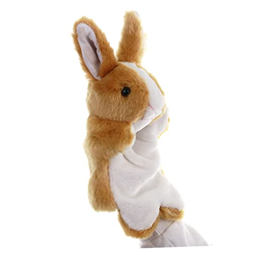 CLISPEED Kuscheliger Brauner Kaninchen Handpuppe Plüsch für Storytelling Puppentheater Weiches Tierkostüm Accessoire für Interaktives Rollenspiel und Eltern Junge Mädchen Kommunikation CLISPEED Kuscheliger Brauner Kaninchen Handpuppe Plüsch für Storytelling Puppentheater Weiches Tierkostüm Accessoire für Interaktives Rollenspiel und Eltern Junge Mädchen Kommunikation von CLISPEED