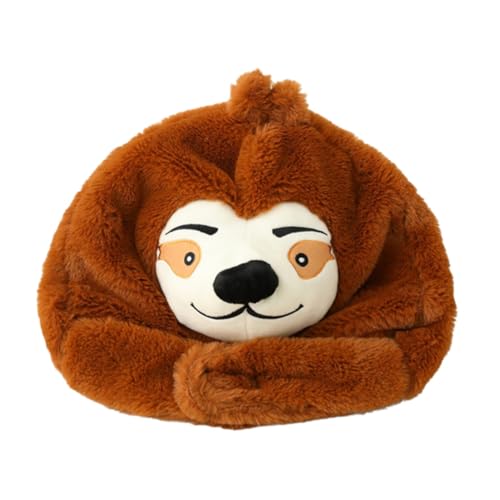 CLISPEED Kuscheliger Plüsch Hut Baumfaultier Warmes Foto Accessoire Partyhut für Erwachsene und Flauschiger Weicher Materialmix für Festtagskostüme und Alltag CLISPEED Kuscheliger Plüsch Hut Baumfaultier Warmes Foto Accessoire Partyhut für Erwachsene und Flauschiger Weicher Materialmix für Festtagskostüme und Alltag von CLISPEED