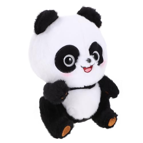 CLISPEED Kuscheliges Plüschtier Panda Flauschiges Stofftier Weiches Baumwollmaterial Langlebiges Waschbares Kuscheltier für Kinderzimmer Sofa Auto von CLISPEED