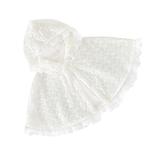 CLISPEED Lace Umhang für Atmungsaktiver Kapuzenumhang Uv Cape für Kleinkinder Weiß Jahre Perfektes Kostüm Accessoire für Besondere Anlässe Partys CLISPEED Lace Umhang für Atmungsaktiver Kapuzenumhang Uv Cape für Kleinkinder Weiß Jahre Perfektes Kostüm Accessoire für Besondere Anlässe Partys von CLISPEED