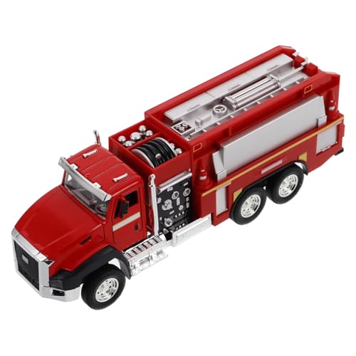 CLISPEED Legierung Feuerwehrauto Modell für Jungen Jahre Realistisches Feuerwehrfahrzeug mit Detailgetreuem Design Robustes Metallspielzeug für Kreatives Rollenspiel und Einsatzfahrzeug CLISPEED Legierung Feuerwehrauto Modell für Jungen Jahre Realistisches Feuerwehrfahrzeug mit Detailgetreuem Design Robustes Metallspielzeug für Kreatives Rollenspiel und Einsatzfahrzeug von CLISPEED