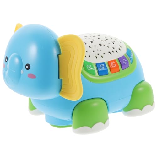 CLISPEED Lernspielzeug Elefant Krabbelhilfe mit Licht und Musik Sensorisches Motorikspielzeug für Junge Mädchen Fördert Feinmotorik Hand Auge Koordination Robustes Kunststoffspielzeug für CLISPEED Lernspielzeug Elefant Krabbelhilfe mit Licht und Musik Sensorisches Motorikspielzeug für Junge Mädchen Fördert Feinmotorik Hand Auge Koordination Robustes Kunststoffspielzeug für von CLISPEED