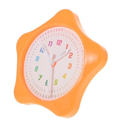 CLISPEED Lernuhr Lernspielzeug Zeitverständnis Lernmodell aus Sicherem Material Abnehmbar Realistische Uhr für Grundschule Montessori Uhrzeit Lernen für Jungen Mädchen von CLISPEED