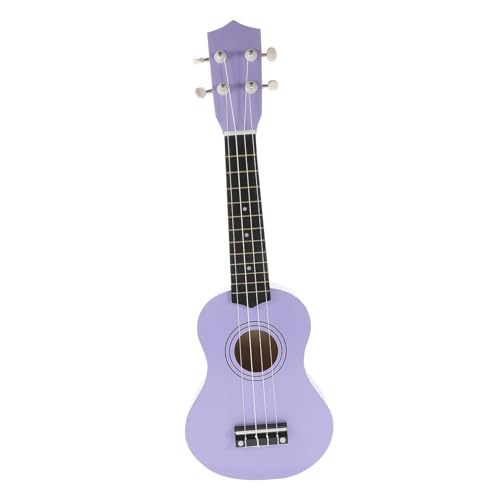 CLISPEED Lila Holz Ukulele Musikspielzeug Frühe Pädagogische Gitarre Kreatives Lerninstrument für Jungen Mädchen Ab Jahren von CLISPEED