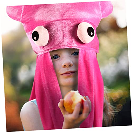 CLISPEED Lustige Octopus Mütze Halloween Kostüm Party Hut Erwachsene Foto Requisite Rosa von CLISPEED