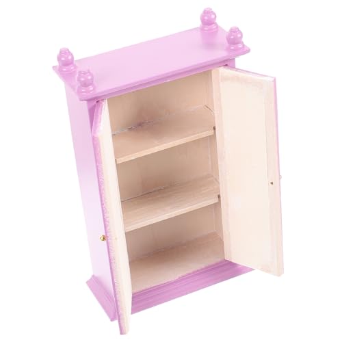 CLISPEED Maßstab Kleine Schrank Deko Zubehör für Puppenhaus Schlafzimmer Wohnzimmer Tragbar und Detailreich CLISPEED Maßstab Kleine Schrank Deko Zubehör für Puppenhaus Schlafzimmer Wohnzimmer Tragbar und Detailreich von CLISPEED