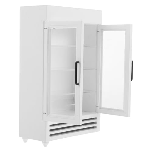CLISPEED Maßstab Kühlschrank aus Holz Mini Möbel für Puppenhäuser Getränkekühler für Kreative Bastelprojekte CLISPEED Maßstab Kühlschrank aus Holz Mini Möbel für Puppenhäuser Getränkekühler für Kreative Bastelprojekte von CLISPEED