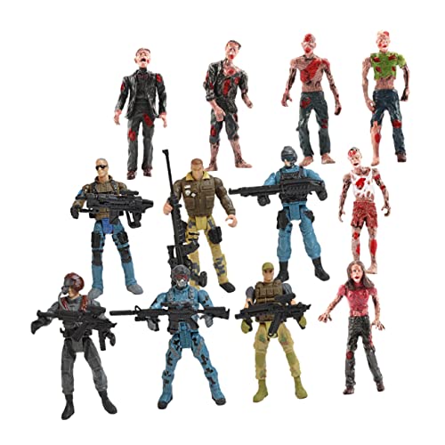 CLISPEED Militärische Soldatenfiguren Teilig Kunststoffspielzeug Bewegliche Actionfiguren Zombies Söldner für Spiel und Lernspaß CLISPEED Militärische Soldatenfiguren Teilig Kunststoffspielzeug Bewegliche Actionfiguren Zombies Söldner für Spiel und Lernspaß von CLISPEED