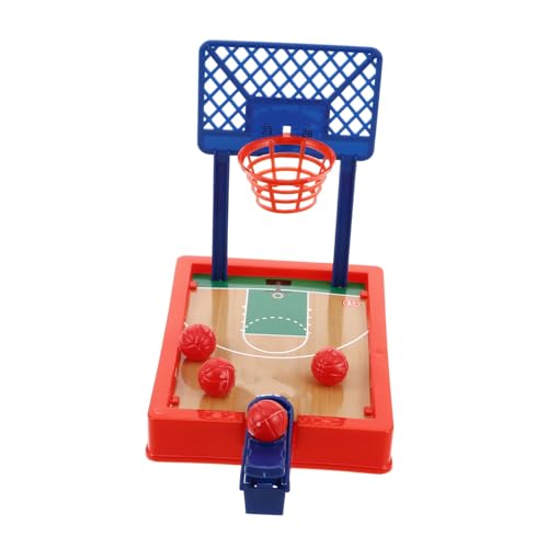 CLISPEED Mini Desktop Basketballspielzeug mit Bällen Kompakter Basketballkorb aus Langlebigem Kunststoff Fördert Hand Auge Koordination und Strategisches Klassenzimmer Belohnungsspiel für von CLISPEED