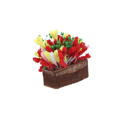 CLISPEED Mini Doll House Gartenpflanze Mini-Topfblume Miniatur-Blume Mini-Simulationsblume Miniblume und Ton Minigarten-Szene Hölzern CLISPEED Mini Doll House Gartenpflanze Mini-Topfblume Miniatur-Blume Mini-Simulationsblume Miniblume und Ton Minigarten-Szene Hölzern von CLISPEED