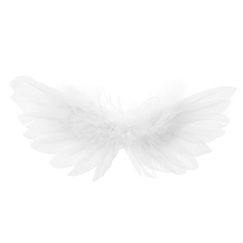 CLISPEED Mini Engel Flügel für Bjd Puppen Weiße Federflügel Kostüm Zubehör für Halloween Cosplay und Themenpartys Leicht Einfach zu Befestigen Einzigartiger Dekorationseffekt CLISPEED Mini Engel Flügel für Bjd Puppen Weiße Federflügel Kostüm Zubehör für Halloween Cosplay und Themenpartys Leicht Einfach zu Befestigen Einzigartiger Dekorationseffekt von CLISPEED