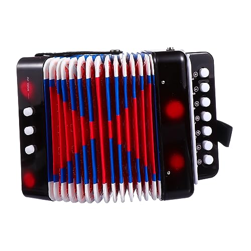 CLISPEED Mini Handharmonika für Professionelles Lerninstrument für Musikalische Ab Jahren Tolles für Kleine Musiker von CLISPEED