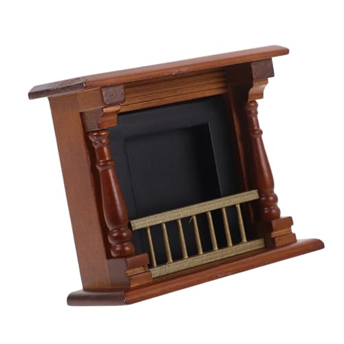 CLISPEED Mini Holzkamin Modell Puppenhausmöbel Miniatur LED Puppenmodelle Dekoration Puppenhauszubehör Mini Hausschmuck Kleiner Hauskamin Mini Hausdekor CLISPEED Mini Holzkamin Modell Puppenhausmöbel Miniatur LED Puppenmodelle Dekoration Puppenhauszubehör Mini Hausschmuck Kleiner Hauskamin Mini Hausdekor von CLISPEED