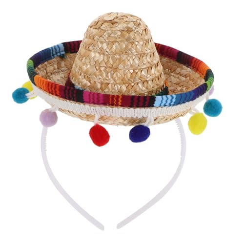 CLISPEED Mini Mexikanische Hüte für Leichte Sombrero Party Hüte für Geburtstagsfeiern und Karneval Einzigartige Mexikanische Kopfbedeckung für Feste und Feiern von CLISPEED