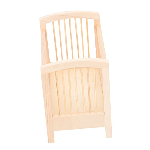 CLISPEED Mini-Möbelmodell kinderzimmerdeko Room Decoration cot Bed krippenbett Toy for The Teachers Krippe Puppenkrippen-Ornament Miniaturkrippe Mini-Puppenbett hölzern von CLISPEED