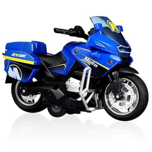 CLISPEED Mini Pull Back Motorrad mit Licht und Sound Friktionsantrieb Kleines Cartoon Motorrad für Jungen und Mädchen Ab Jahren Kinderfreundliches Sicheres Kunststoffmodell CLISPEED Mini Pull Back Motorrad mit Licht und Sound Friktionsantrieb Kleines Cartoon Motorrad für Jungen und Mädchen Ab Jahren Kinderfreundliches Sicheres Kunststoffmodell von CLISPEED