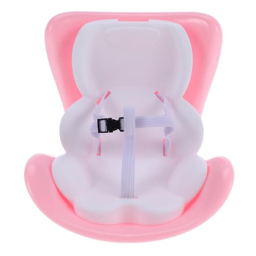 CLISPEED Mini Puppen Autositz Dekorationsmodell Kompakter Puppenzubehör Sitz für Fahrzeug und Schreibtisch Vielseitiger Puppenstuhl für Fantasievolles Rollenspiel von CLISPEED