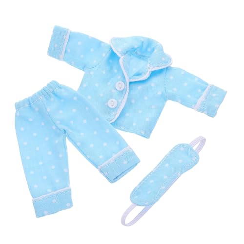 CLISPEED Mini Puppen Schlafanzug aus Weichem Baumwollstoff Bequemes Schlafoutfit für Mädchen Puppenkleidung Vielseitig für Zuhause und Freizeit Optimal für Verschiedene Puppenmodelle CLISPEED Mini Puppen Schlafanzug aus Weichem Baumwollstoff Bequemes Schlafoutfit für Mädchen Puppenkleidung Vielseitig für Zuhause und Freizeit Optimal für Verschiedene Puppenmodelle von CLISPEED