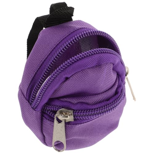CLISPEED Mini Puppenrucksack aus Miniatur Haus Dekor Kleiner Rucksack für Puppen Miniatur Schlafzimmer und Ankleidezimmer Dekoration Zubehör von CLISPEED