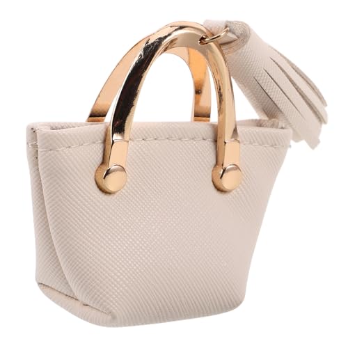 CLISPEED Mini Puppentasche Weiß Weiches Material Wechselbares Zubehör Modische Handtasche Für Puppen Kleidung Puppenhaus Dekoration CLISPEED Mini Puppentasche Weiß Weiches Material Wechselbares Zubehör Modische Handtasche Für Puppen Kleidung Puppenhaus Dekoration von CLISPEED