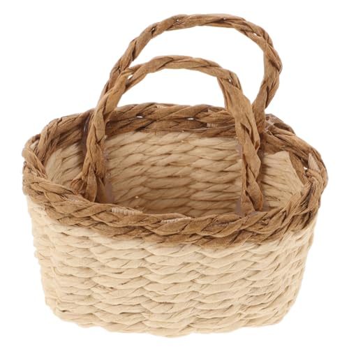 CLISPEED Mini-aufbewahrung Skorb Szene Es Klein Puppe Weiß Schlank Leinen Machen Für Weiden Miniatur Körbe Gewebte Coffee Rattan CLISPEED Mini-aufbewahrung Skorb Szene Es Klein Puppe Weiß Schlank Leinen Machen Für Weiden Miniatur Körbe Gewebte Coffee Rattan von CLISPEED