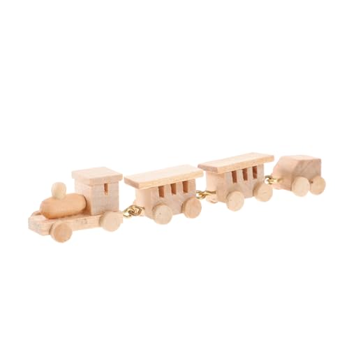 CLISPEED Mini -zugspielzeug Puppenhaus Miniatur Winzig Mini-hausverzierung Dampfzug Mini House Decor Mini House Accessory Mini-Zug Kleiner Zug Cartoon-Zug-schmuck Hölzern CLISPEED Mini -zugspielzeug Puppenhaus Miniatur Winzig Mini-hausverzierung Dampfzug Mini House Decor Mini House Accessory Mini-Zug Kleiner Zug Cartoon-Zug-schmuck Hölzern von CLISPEED